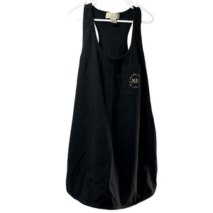 MK Michael Kors Black 100 Cotton Racerback Tank Top